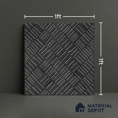 Highlighter Tiles  Tile TL 07255 Roxy 7601 Granula 1 ft x 1 ft Ceramic Matte Finish - 9 mm  | 2 mm Spacer is Mandatory (Sample)